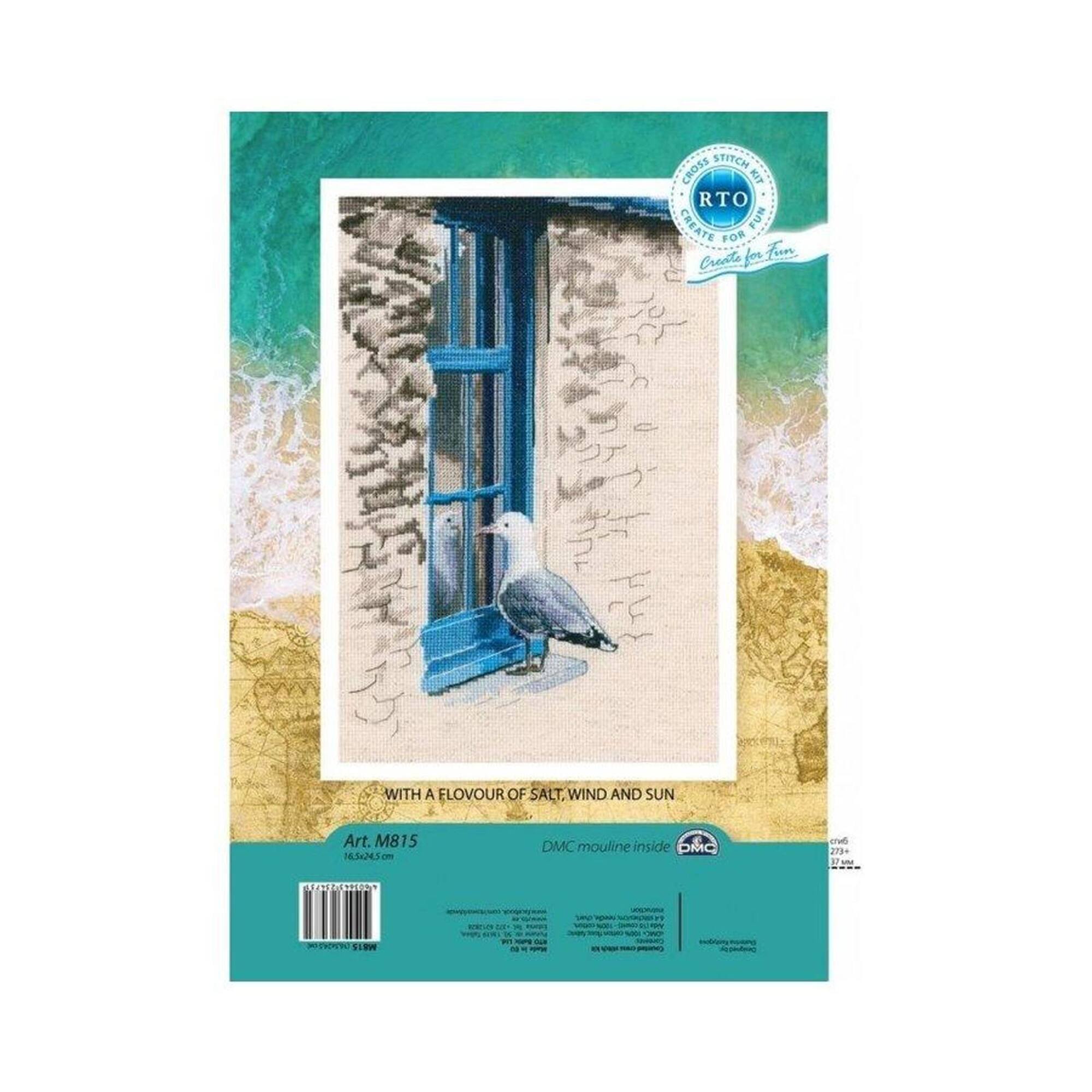 RTO With the Flavor of Salt, Wind & Sun Seagull Reflection Cross Stitch Kit